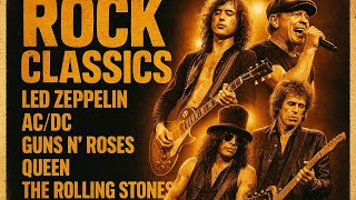 Classic Rock Golden Era Nonstop Timeless Hits 70s 80s 90s | Bon Jovi, Scorpions, Aerosmith