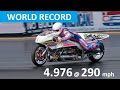 Fastest rocket bike 14 mile world record  eric teboul  santa pod