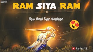 Ram Siya Ram - Beat Sync Montage Bgmi Montage