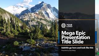 Mega Epic PowerPoint Template - Highlights screenshot 3