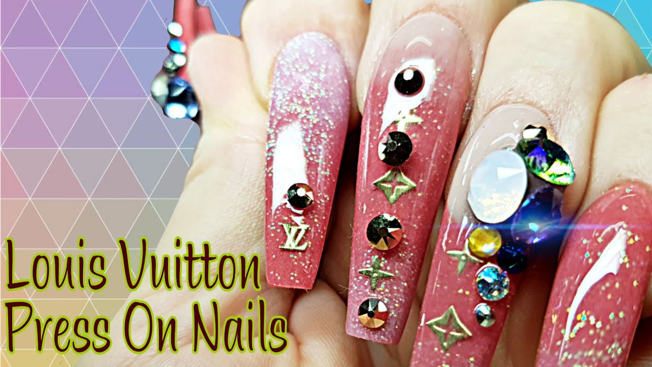 Custom Louis Vuitton Press-On Nails That Only YOU Can Wear