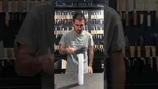 Découpe Avec Le Couteau De Chef Kiritsuke Artisanal Yu Kurosaki Senko