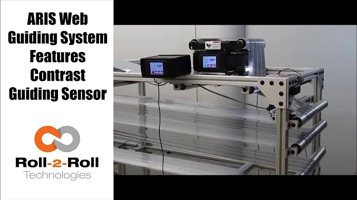Roll-2-Roll Web Guide Features Contrast Guiding Sensor