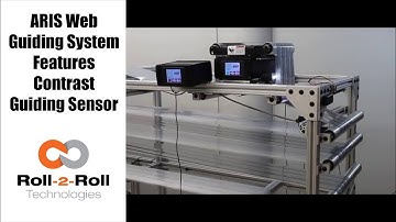 Roll-2-Roll Web Guide Features Contrast Guiding Sensor