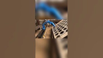 ⚙️ Robot Linear Track for Welding Applications#evsrobot #track #rail #smartfactory #robotics