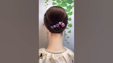 A beautiful claw clip design give me viral hair style #shorts