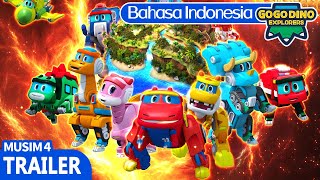 【GOGODINO EXPLORERS II】Kisah Penyelamatan | Trailer | Kartun Anak | Cerita | Musim 4 | Indonesia