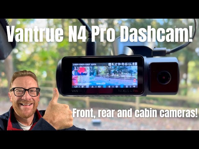 This Dashcam Has THREE Cameras! Guide To The Vantrue N4 Pro! 