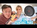 Let's try out some pancake art pans!