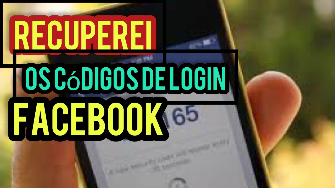 Como ter códigos de login do Facebook sem celular