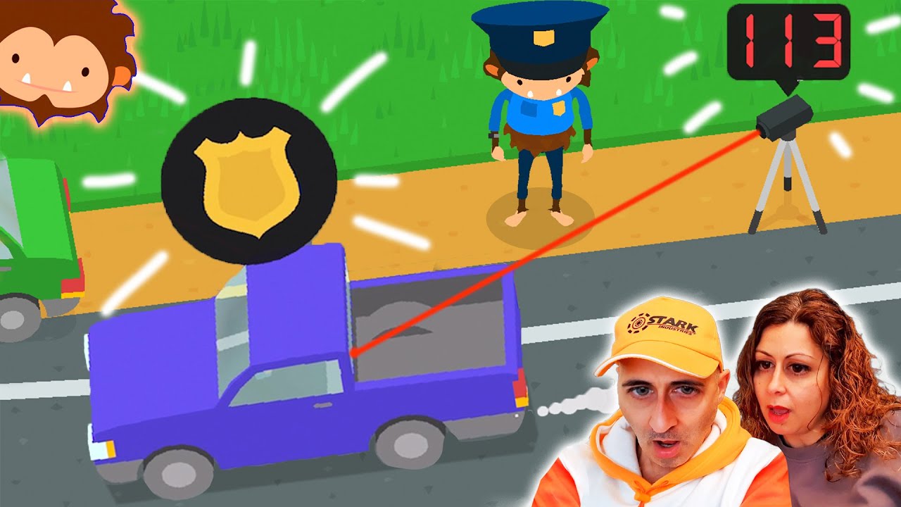 El Policia SNEAKY SASQUATCH hace control de CARRETERAS para ser DETECTIVE