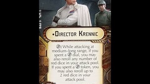 How-to use Officer "Director Krennic" - Star Wars Armada Explained (SWAE)