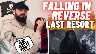 ROCK VIRGIN Reacts to Falling In Reverse - "Last Resort (Reimagined)" | REACTION
