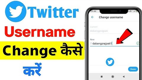 How To Change Twitter Username | Twitter Username Change | Twitter Ka Username Kaise Change Kare