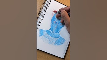 Deadpool and Wolverine drawing in 3D 😳 art style ✨ #shorts