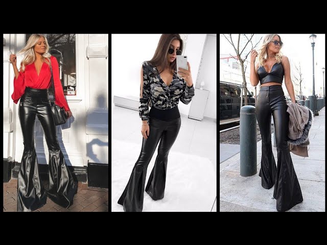 Most likely And Demanding leather BELL BOTTOM Pants Outfit Ideas Lookbook  For Girl's/womens To style 