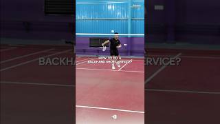 How to Do Backhand Serve in Badminton | Badminton Tips & Tricks | Hundred