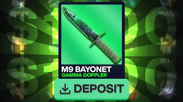 i deposited my M9 Bayonet Gamma Doppler and this happened...