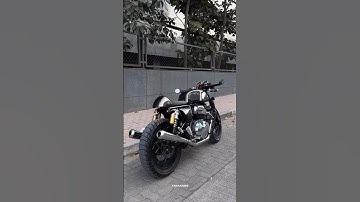 Fully Modified Mr Clean Continental GT 650 with Custom Tail and Performance Exhaust