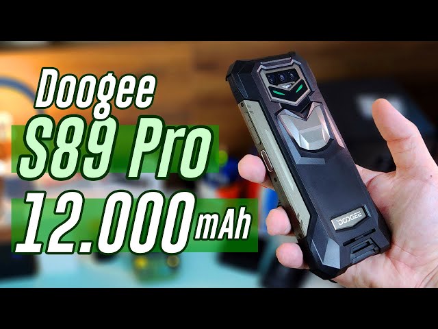 Doogee S89 Pro, smartphone con batería de 12.000 mAh que dura como