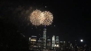 Jersey City Fire Works(Full Video) at Exchange Place - 4th July 2017