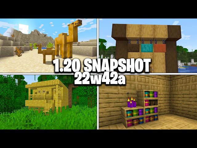 Minecraft 1.20 Beta and 22w42a Snapshot Are Now Live; Test Out the