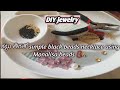 Monalisa black beads necklace using( pearl beads&amp;kattuteega)📿#jewellery#youtube video#telugu#viral.