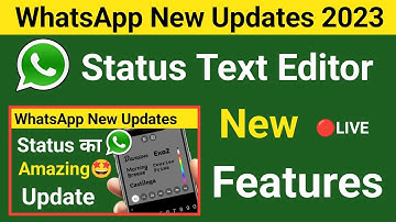 WhatsApp New Update  | WhatsApp Text Editor Update 🥰 ‎@pradhanbhai23 