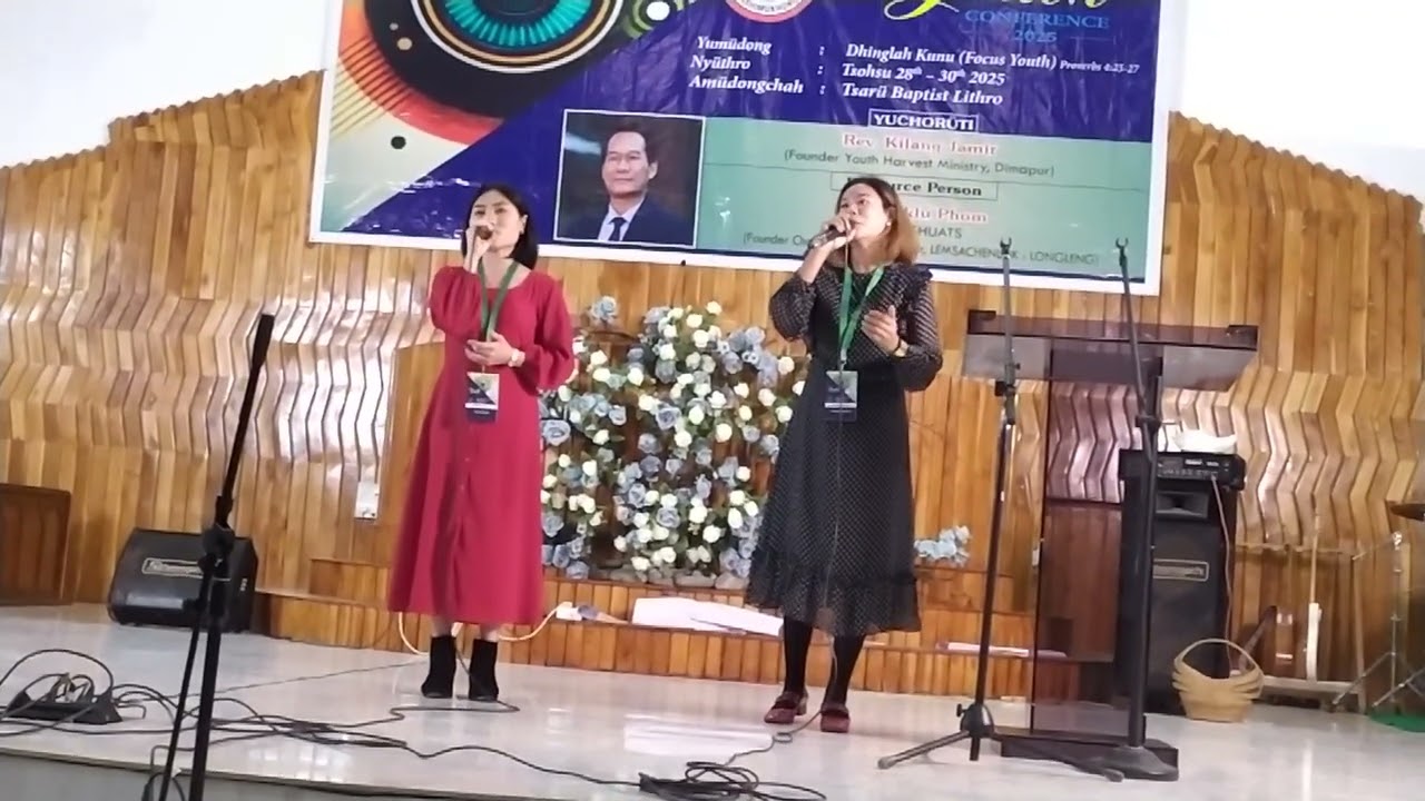 Azila and Tsarola (USBLA Youth Conference at Tsarü village) 28-30 March 2025)