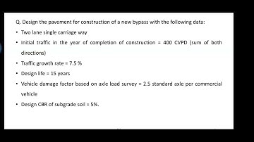 Numerical on design of flexible pavement using IRC method- IRC 37:2018 code