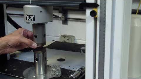 Instron 3366 Compression set up part one