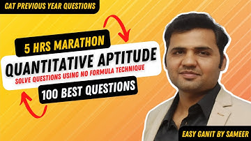 CAT PYQs || 100 Must Do Questions With Shortcut Tricks
