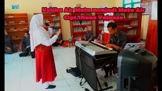 MENGHARUKAN !! KETIKA AIR MATA MENJADI MATA AIR. SEBUAH LAGU BAGI PENGABDIAN GURU.