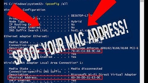 Spoof Your MAC Address! - MAC Spoofing Tutorial