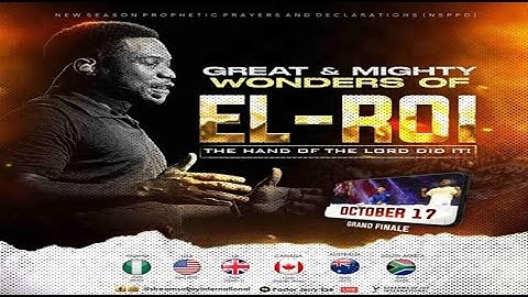 GREAT AND MIGHTY WONDERS OF EL-ROI [DAY 5] || NSPPD || 17TH OCTOBER 2025