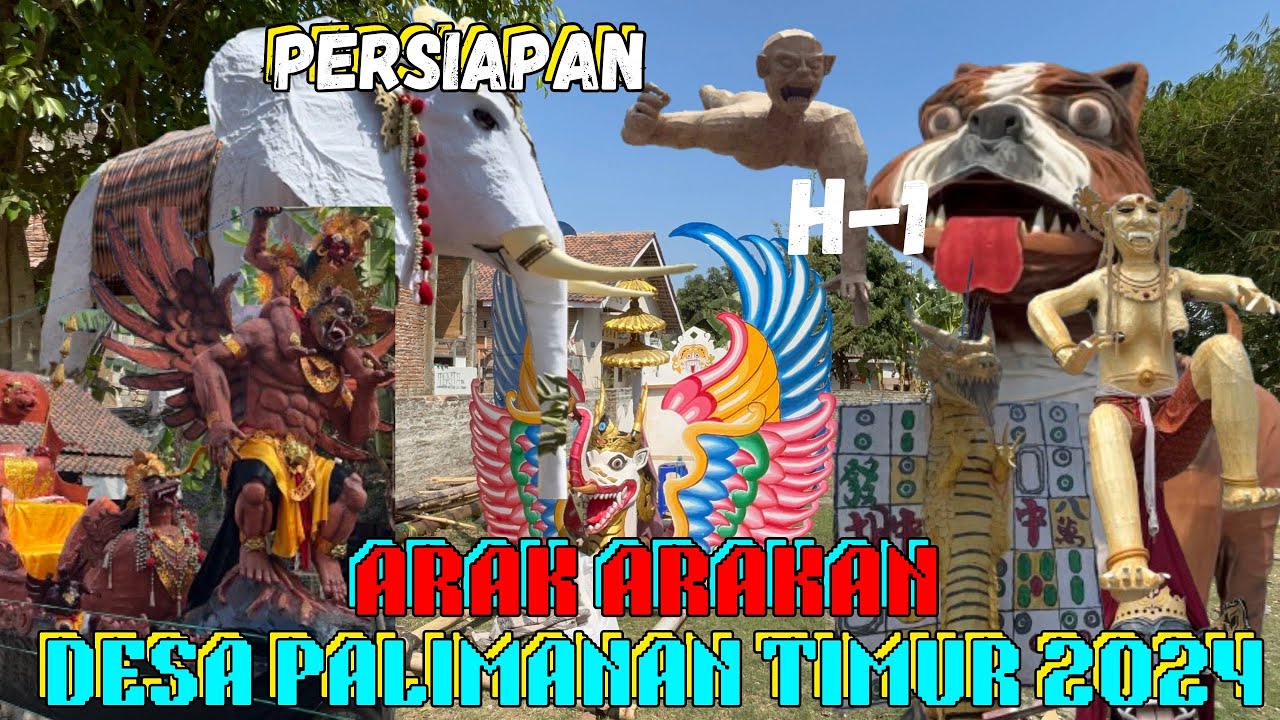Tahap Finising,H-1 Persiapan Arak Arakan Ds Palimanan Timur 2024 ,Ngunjung Buyut Nalikersa Cirebon