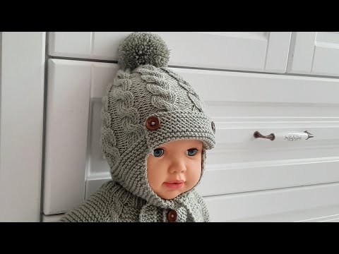 Video: Çocuk şapkası, örme