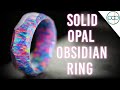 Making a Solid Bello Opal Ring with an Obsidian Finish
