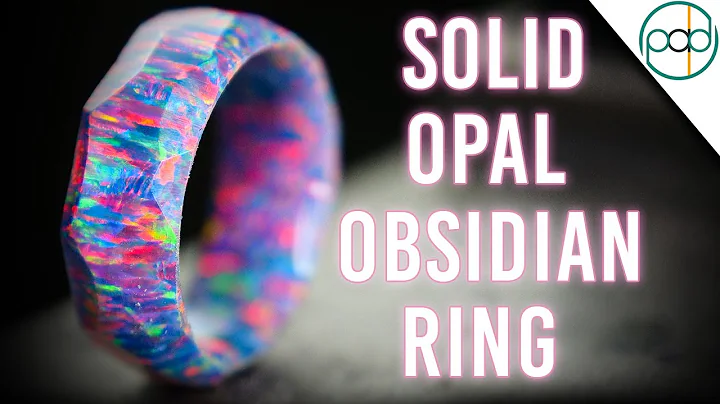 Making a Solid Bello Opal Ring with an Obsidian Finish - DayDayNews