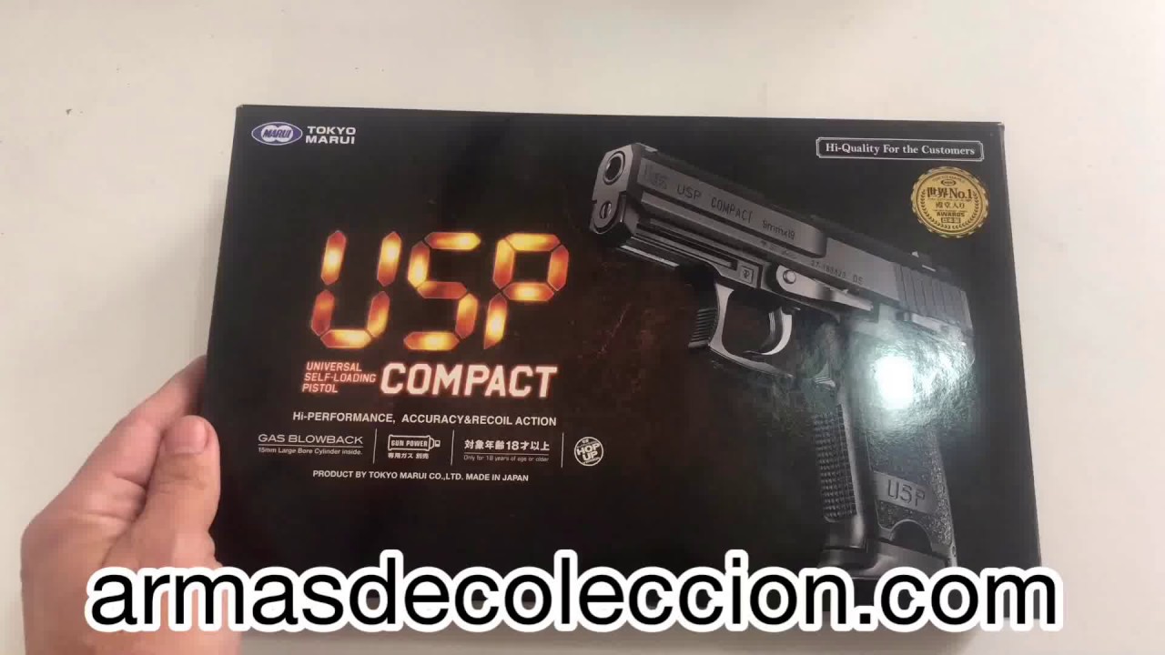 Tokyo Marui USP Compact Gas Blowback Pistol - Empire Airsoft LTD