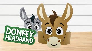 Full Donkey Headband Craft For Kids News