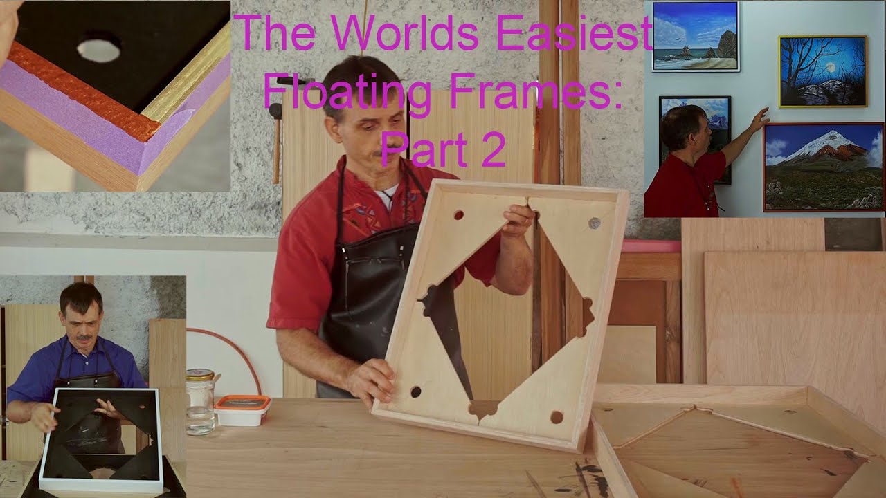 How To Make The World´s Easiest Floating Picture Frames: Part 2 - YouTube