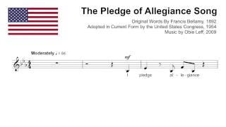 The Pledge of Allegiance Song - Instrumental With Lyrics