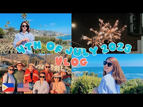 HOW DO FILIPINOS CELEBRATES 4TH OF JULY 🇺🇸 l fireworks, beach 🌊, family, friends l mintchocochip