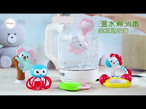 Розвиваючий набір сенсорних іграшок для хлопчика дівчинки брязкальця-звірятка прорізувач гризунки тріскачка, видео 1