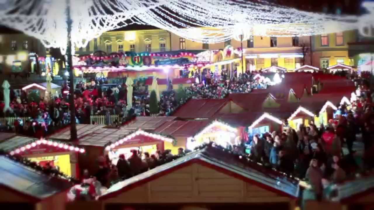 Targul De Craciun Din Sibiu Sibiu Christmas Market Youtube