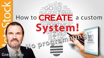 Make a custom trading system - no programming required