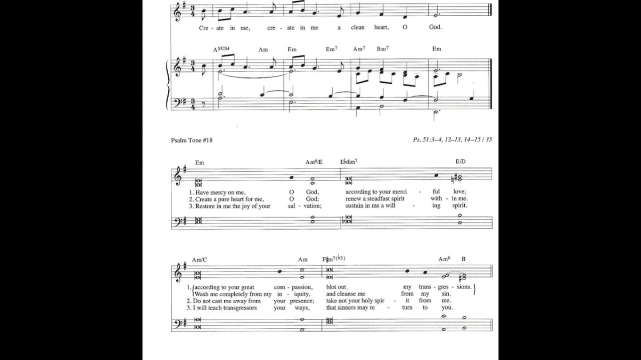 Psalm 51 Create In Me Guimont YouTube psalm-51-create-in-me-guimont-youtube