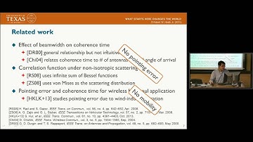 Basic Relationship between Channel Coherence Time and Beamwidth in Vehicular Channels