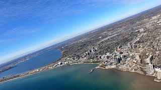 Burlington From Above - GoPro Aircraft Wing Mount - 4K